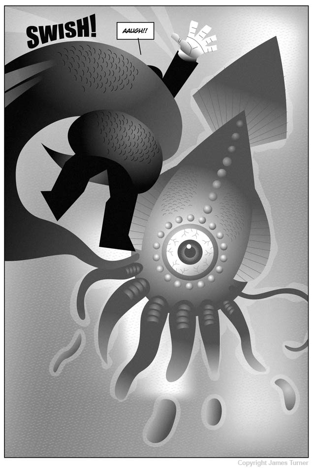 rex libris vs cthulhu squid