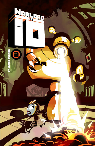 warlord of io issue 2, Moxy flees guardbot